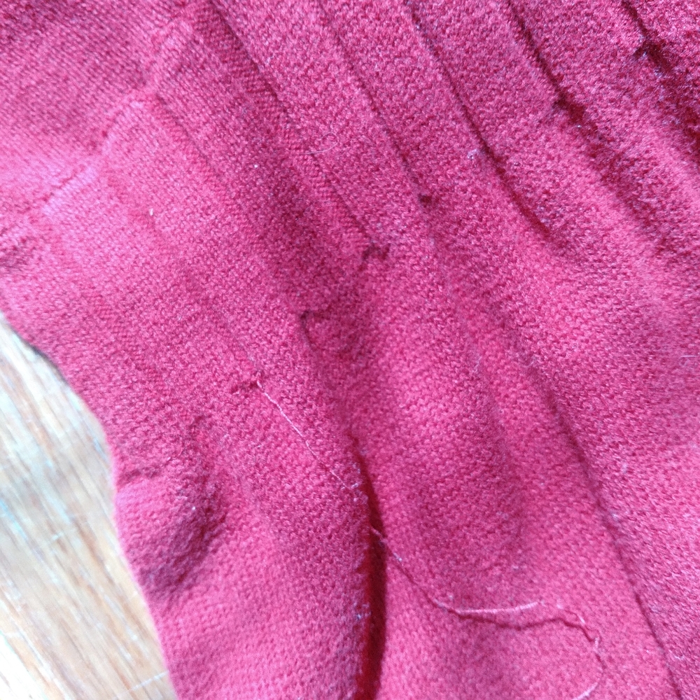 #700 Girls XL xhilaration Knit Dress Red Tie - Picture 10 of 16